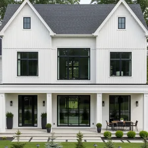 Modern Elegance with Black Frame Charm