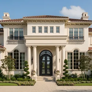Exquisite Mediterranean Mansion with Elegant Ironwork