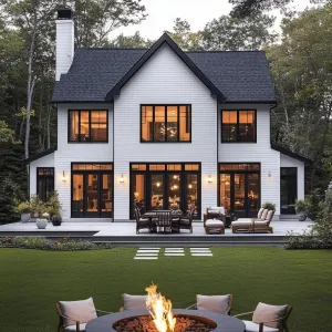 Preview of Charming Modern Cottage With Fire Pit