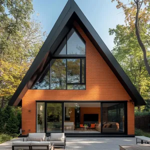 Architectural Delight in Fiery Clay