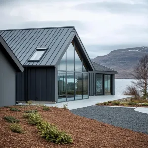 Scandinavian Modern Marvel by the Lakeside