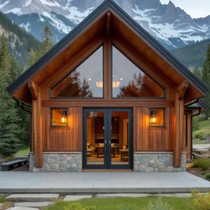 Cabin with a Crystal Peak Panorama