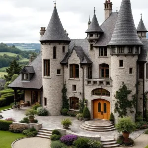 Fairytale Fortress Amongst Greenery