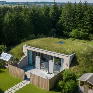 Living Green: The Turf-Topped Retreat