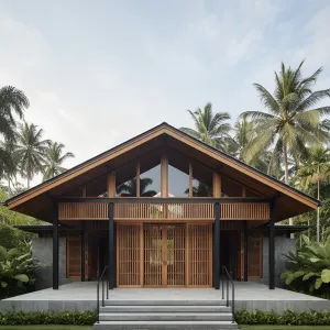 Breezy Timber Canopy House