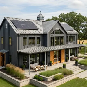 Aesthetic Barnstay with Greenery Glam