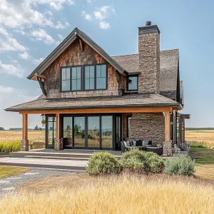 Golden Fields and a Dreamy Dwelling