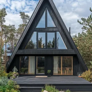 Chic A-Frame Forest Retreat