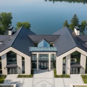 Lakeside Mansion with a View