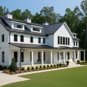 Chic Farmhouse with a Dash of Industrial Magic