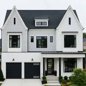 Black-Framed Beauty: A Modern Marvel