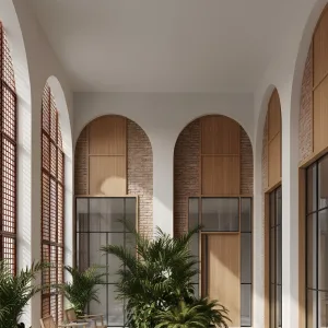 Indoor Eden: A Magic Courtyard Journey