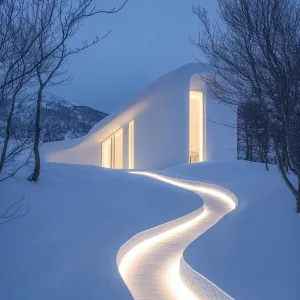 Moonlit Igloo with a Twisty Glow