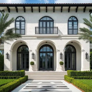 Lavish Residence with Bold Archways