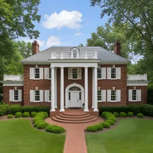 Corinthian Columns, Brick Colonial Majesty