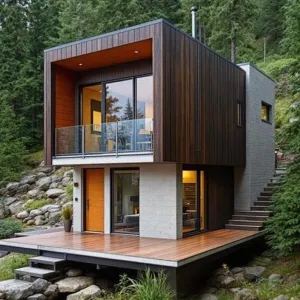 Cube of Calmness in the Woods