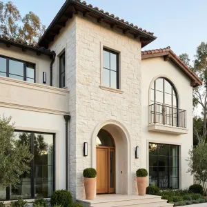 Mediterranean Villa Style Stucco Escape