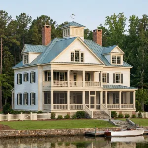 Cupola Crest House Beside Water