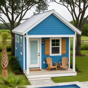 Teal Treasure: Tiny Splash Retreat