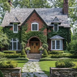 Timeless Brick Cottage with Ivy Charm