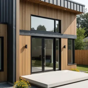Wooden Facade Charisma: A Boxy Beauty