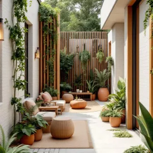 Tranquil Oasis Amidst Urban Chaos