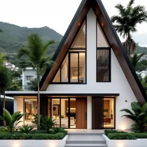 A-Frame Oasis Amidst Palms
