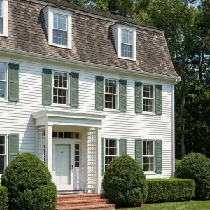 Crisp Colonial Mansard Homestead
