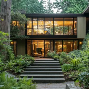 Glass-Encased Delight in Evergreen Splendor