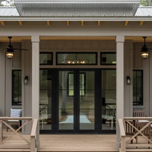 Sleek Serenity on the Front Porch