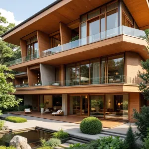 Luxury Layers in Forest Tranquility