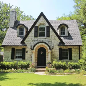Whimsical Stone Facade Sanctuary
