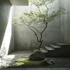 Concrete Symphony: A Dance of Light and Shadow