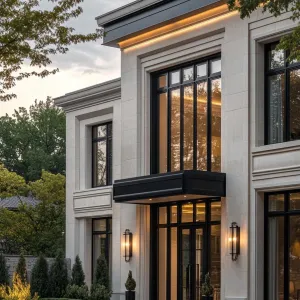 Elegant Manor with Modern Lines