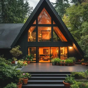 Triangular Treasure: A Cozy Woodland Escape