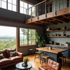 Airy Loft Escape Overlooking Verdant Valleys