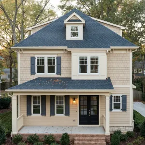 Porchside Pebble-Tone Craftsman Revival