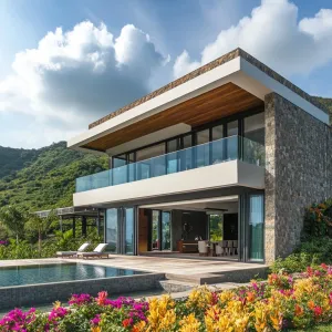 Luxury Villa Spectacular: A Vibrant Architectural Delight