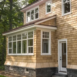 Sunroom Wrapped Natural Shingle Retreat