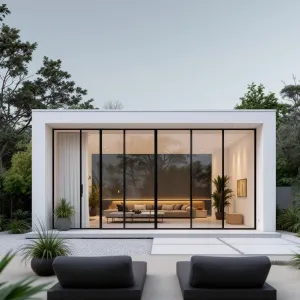 The Refined Glass Cube of Tranquil Paradise