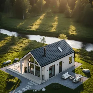 Modern Riverside Escape