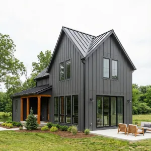 Tall Timber Porch House In Graphite