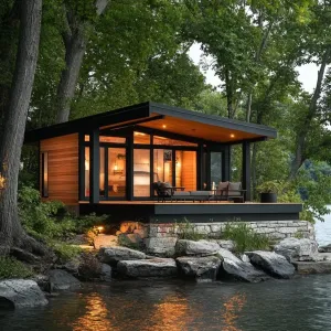 Preview of Luxuriously Modern Lakefront Haven