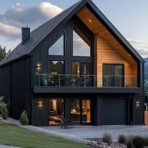 Gabled Elegance Meets Modern Style