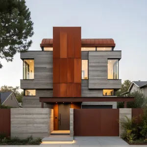 Corten Spine Urban Residence