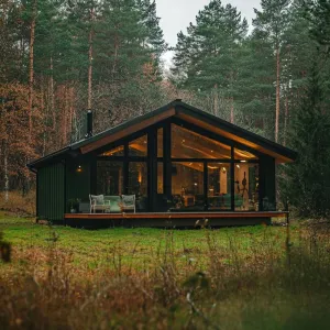 Panoramic Cabin in the Woods