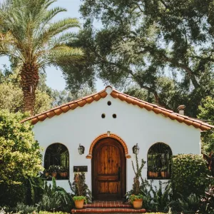 Spanish Bungalow Whimsy Among Palms