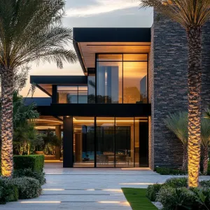 Modern Marvel with Palm Pizzazz