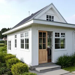 Charming Nordic Nest Among Greenery