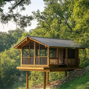 Cabin in the Clouds: A Wooden Wonder
